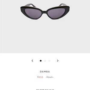 Black Cat-Eye Sunglasses